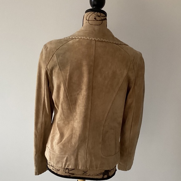 GUESS GENUINE SUEDE LEATHER WESTERN STYLE JACKET SIZE M - Picture 3 of 6
